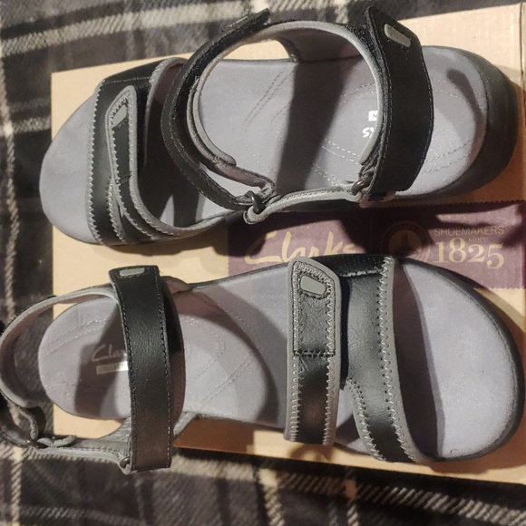 Clarks Inmotion Sail Leather sandals size 9 - Picture 2 of 5